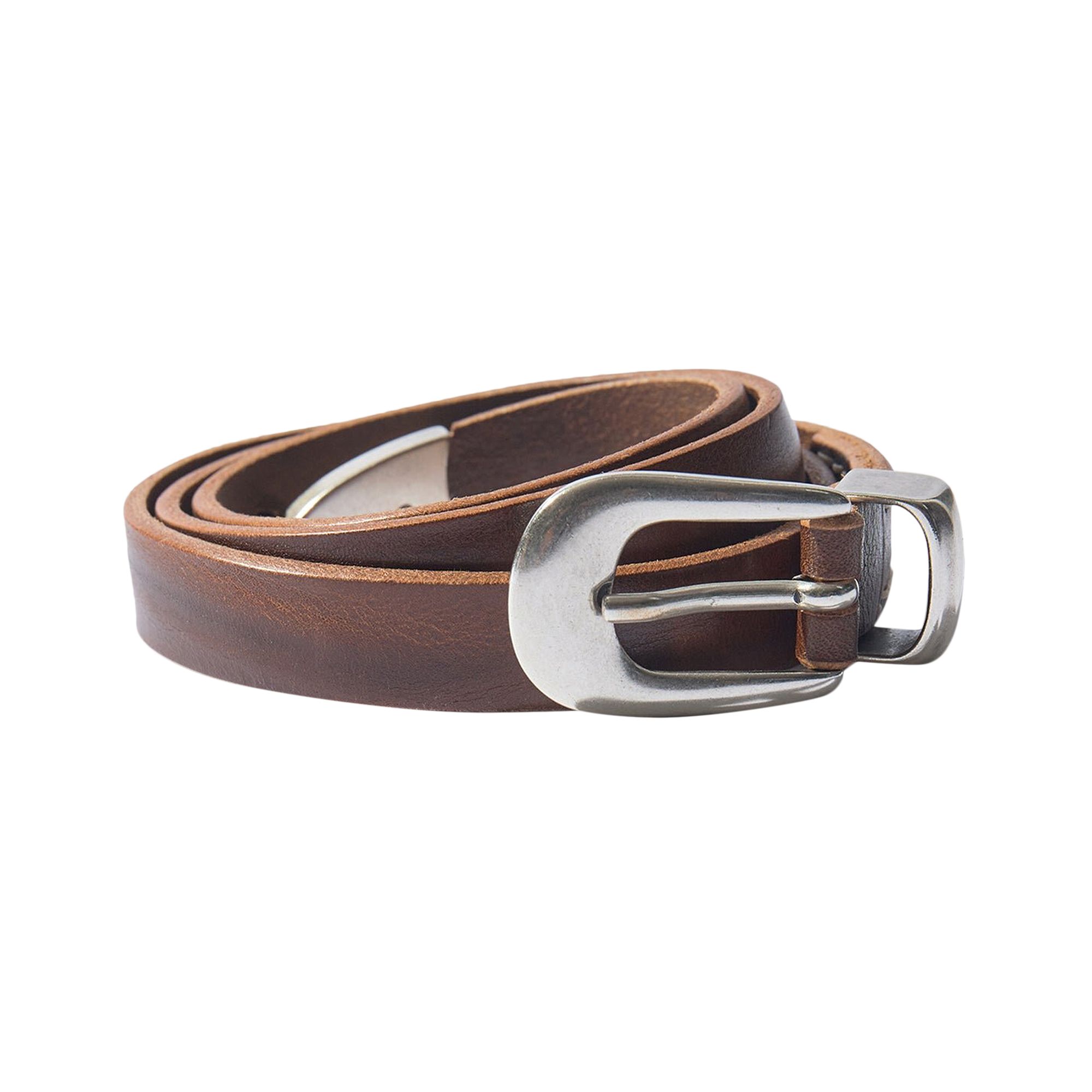Pre-owned Our Legacy 2cm Belt 'brown' | Men's Size 80