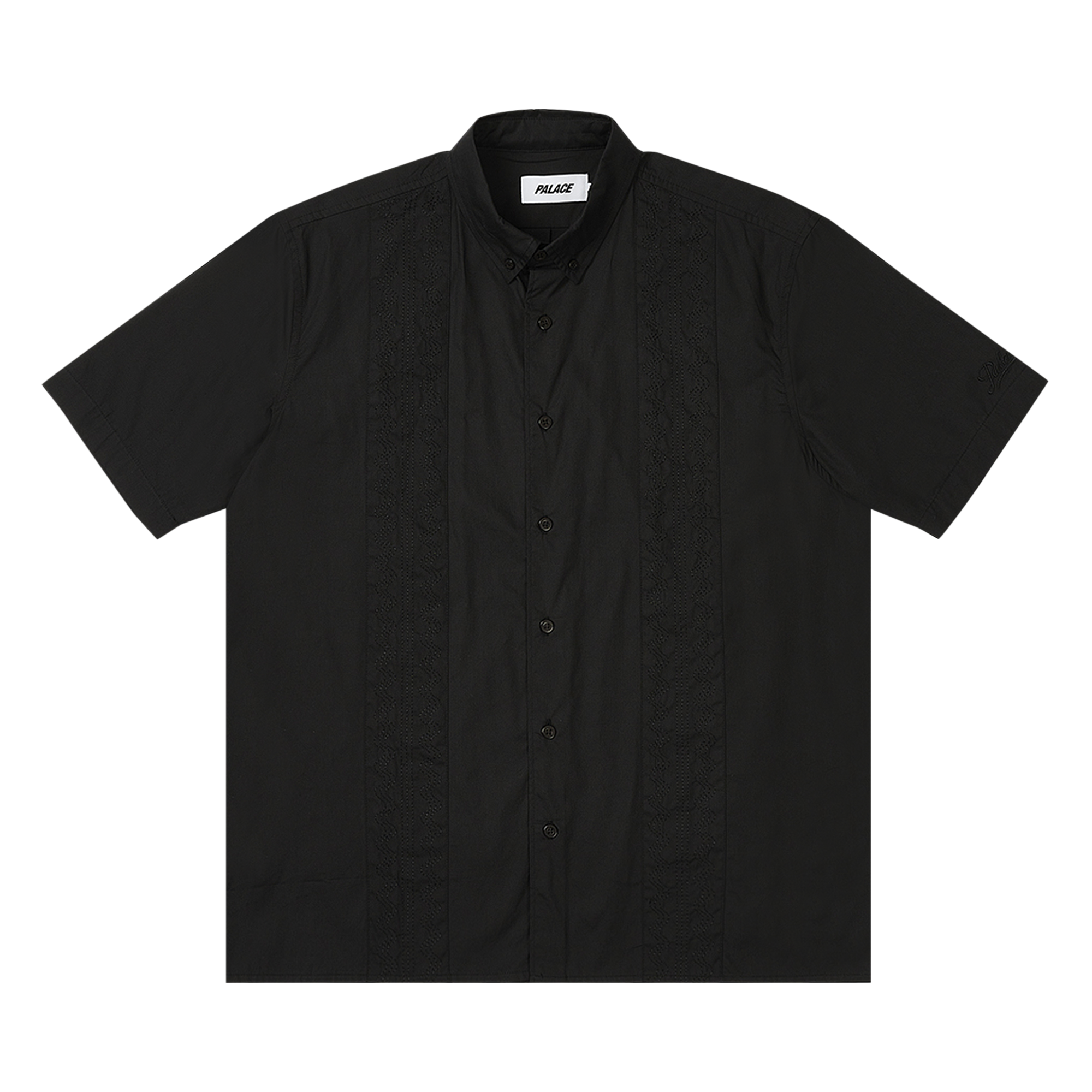 Pre-owned Palace Palabera Floral Shirt 'black'