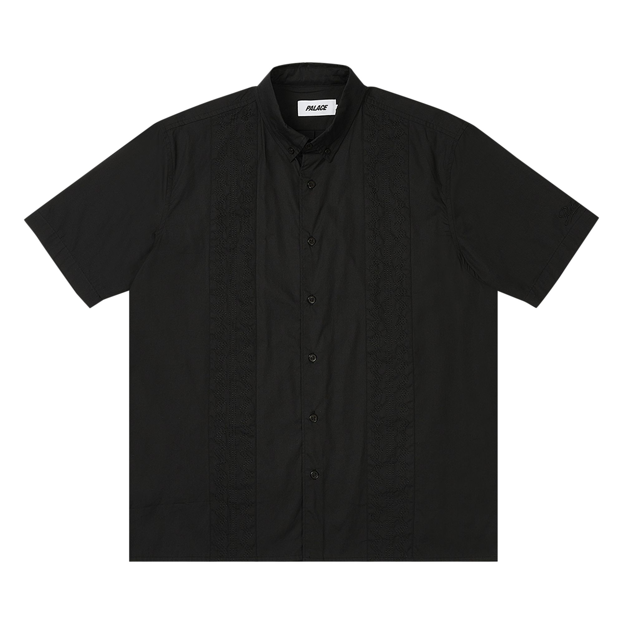 Pre-owned Palace Palabera Floral Shirt 'black'