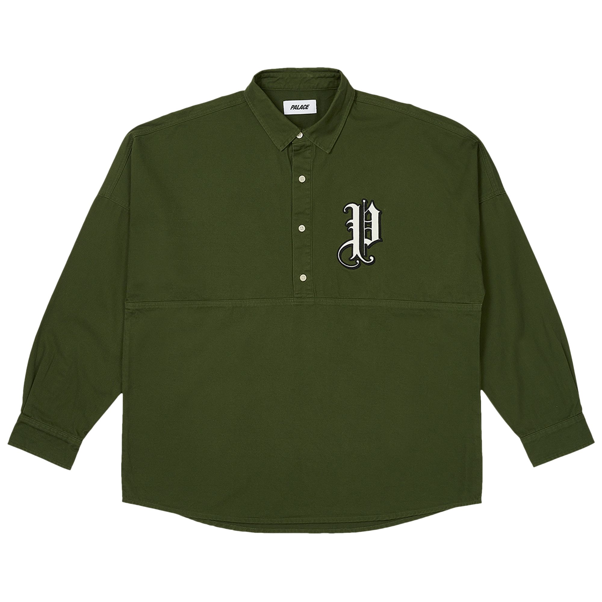 Palace Old English Shirt 'Huntsman' | Green | Men's Size L