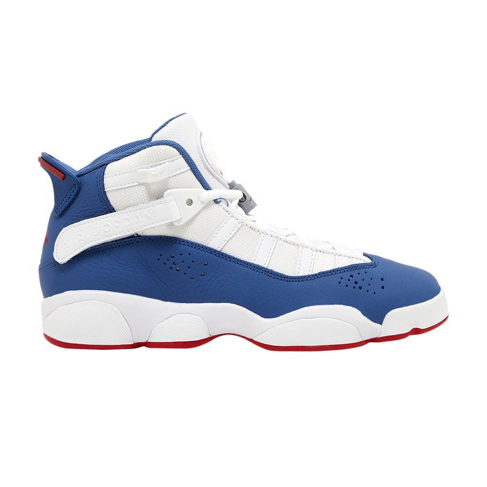 Jordan 6 Rings GS 'White True Blue' | Kid's Size 4