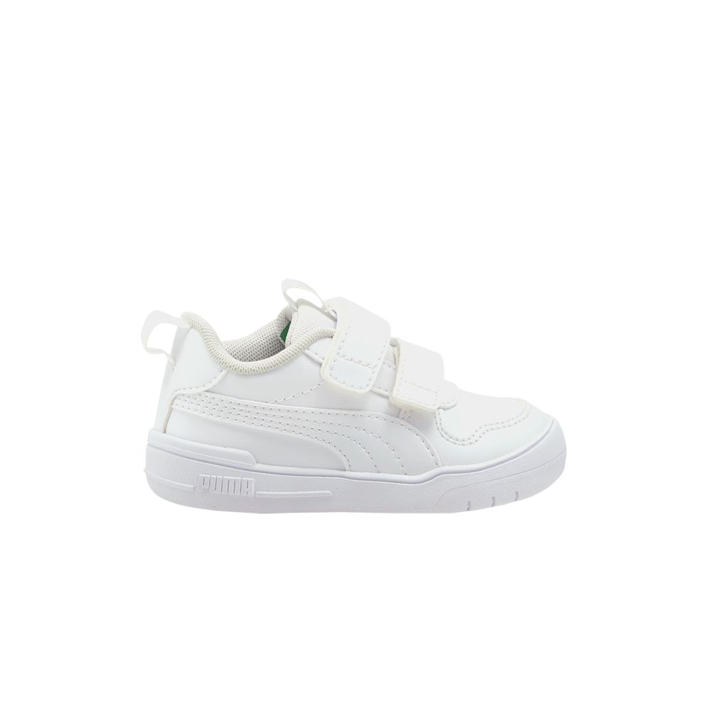 Pre-owned Puma Multiflex Sl V Toddler 'triple White' | Infant Size 8