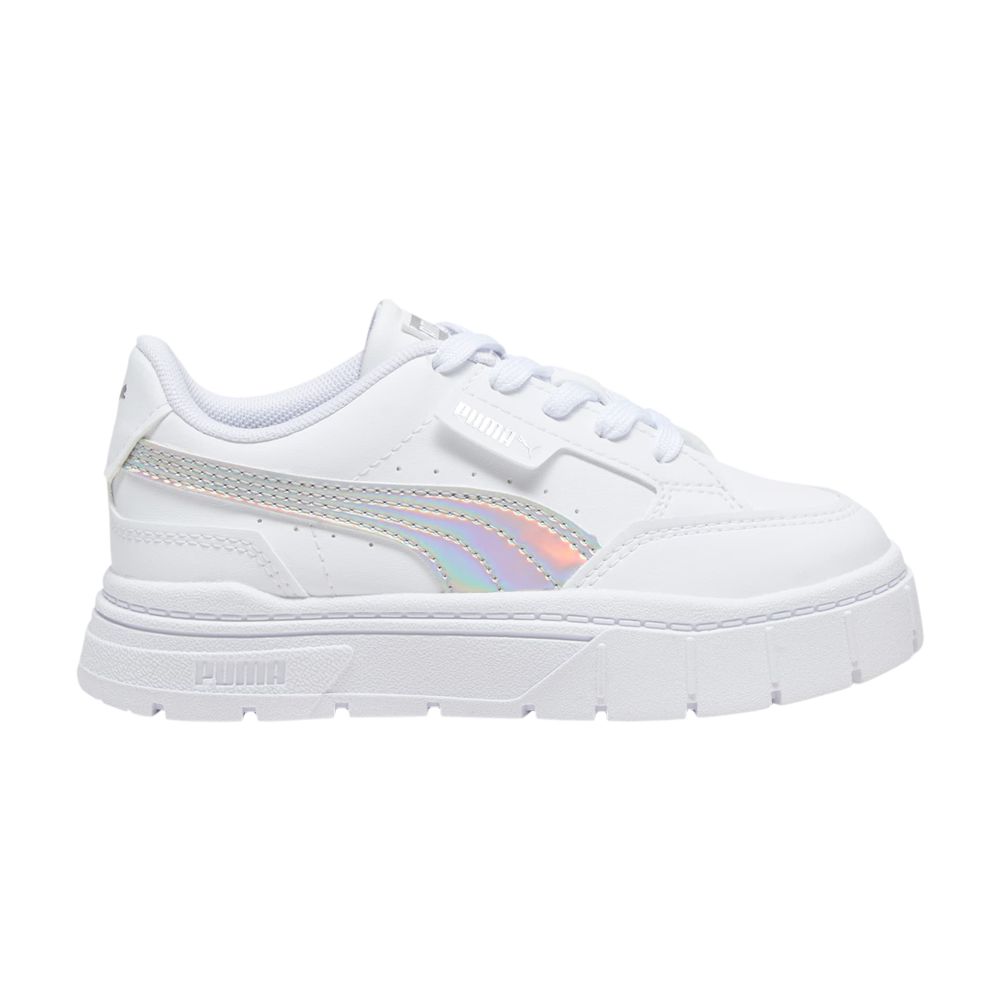 Puma Mayze Stack Little Kid 'Iridescent' | White | Kid's Size 3 - 392869-01
