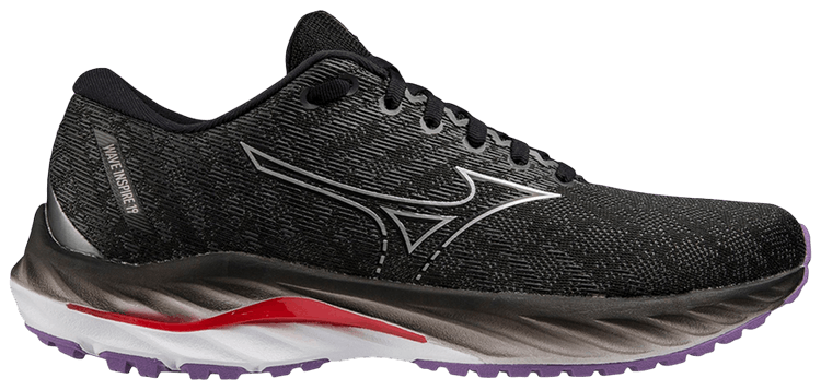 Mizuno Wmns Wave Inspire 19 Black Bittersweet