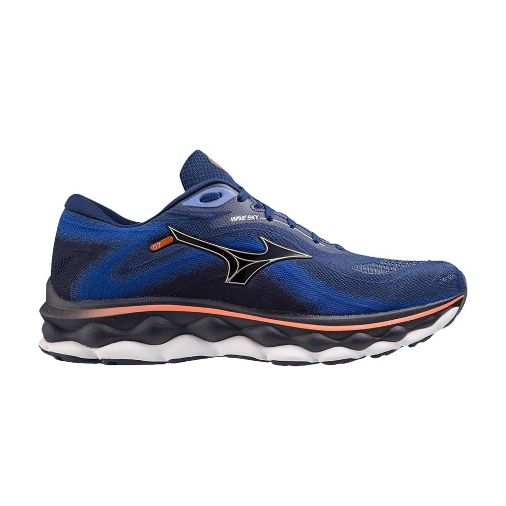Mizuno Wave Sky 7 'Blue Depths Silver' | Men's Size 15 - 411411-6G73