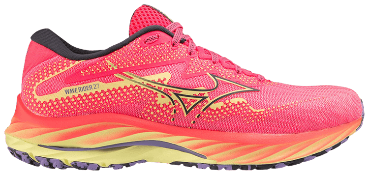 Mizuno Wmns Wave Rider 27 High Vis Pink