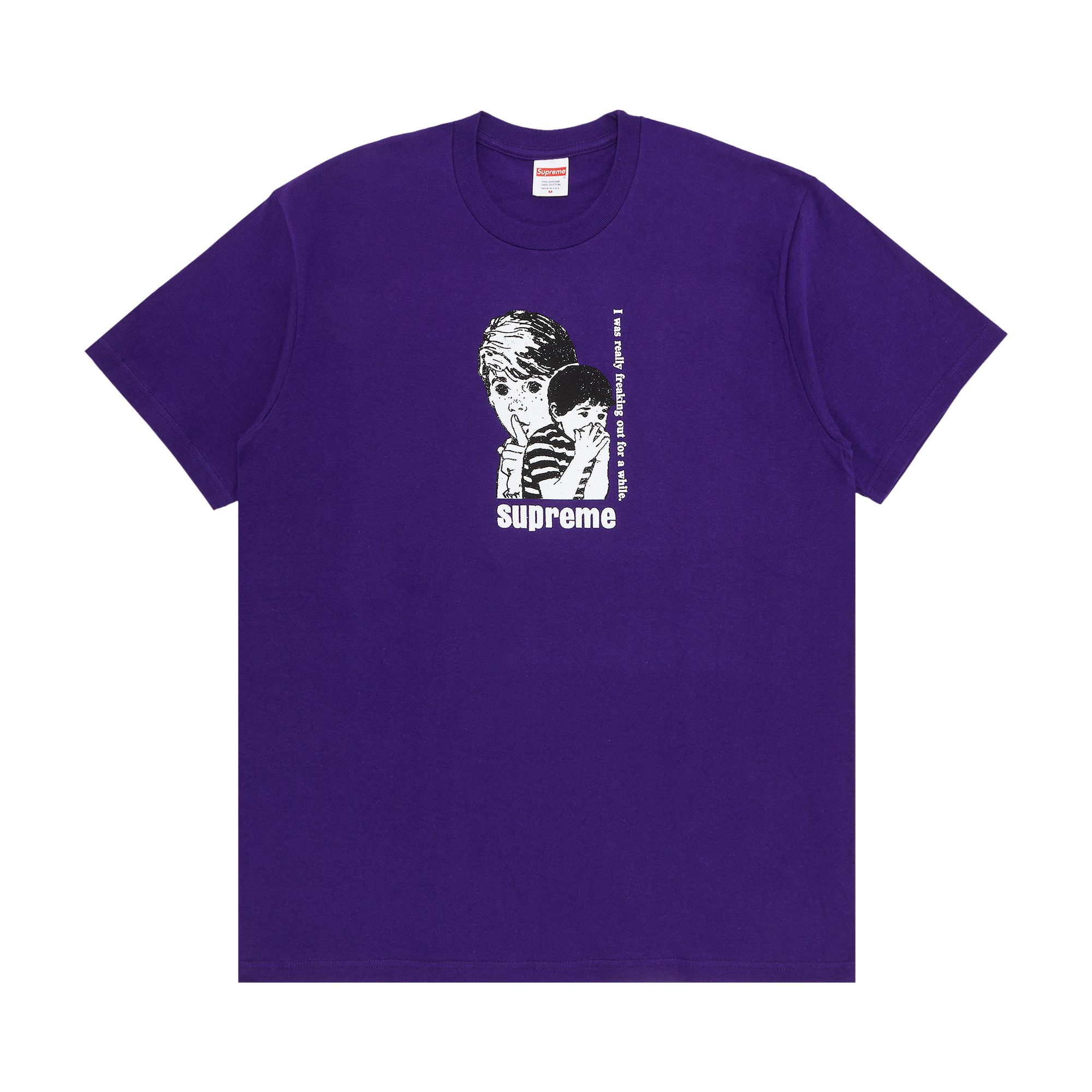 Supreme Freaking Out Tee 'Purple' | Men's Size L