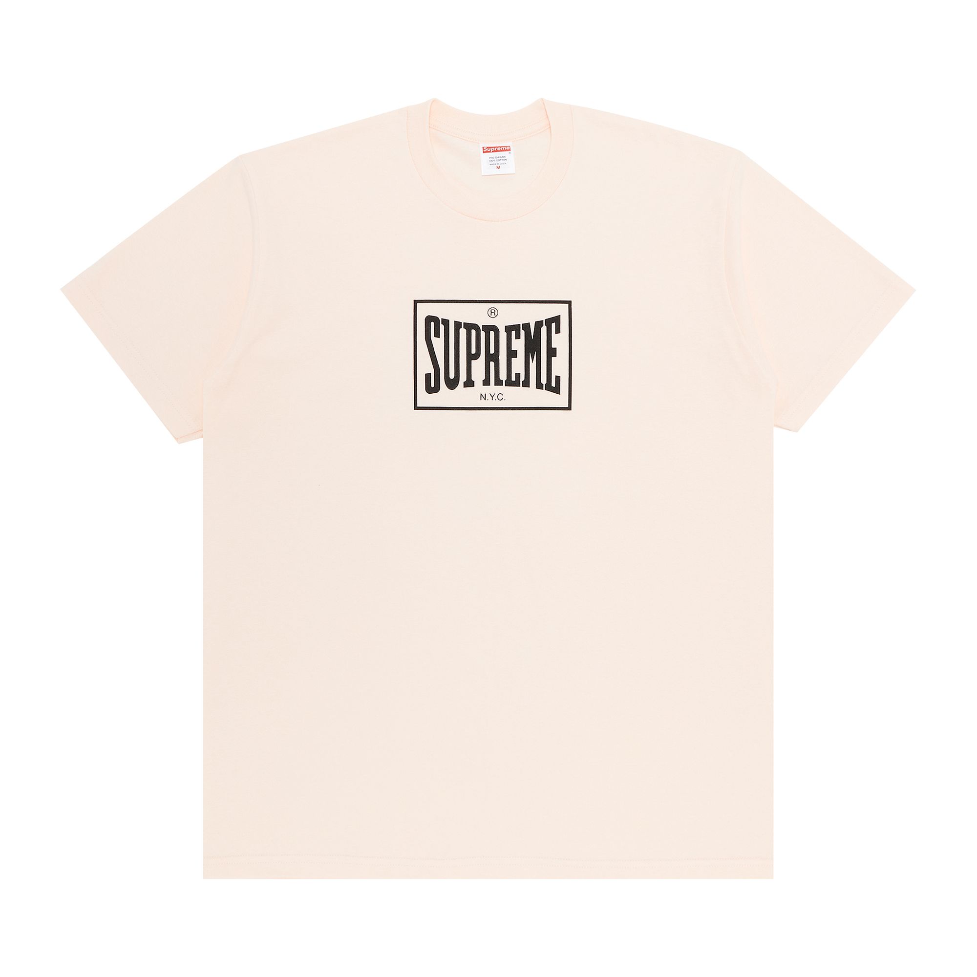 Supreme Warm Up Tee 'Pale Pink' | Men's Size XL