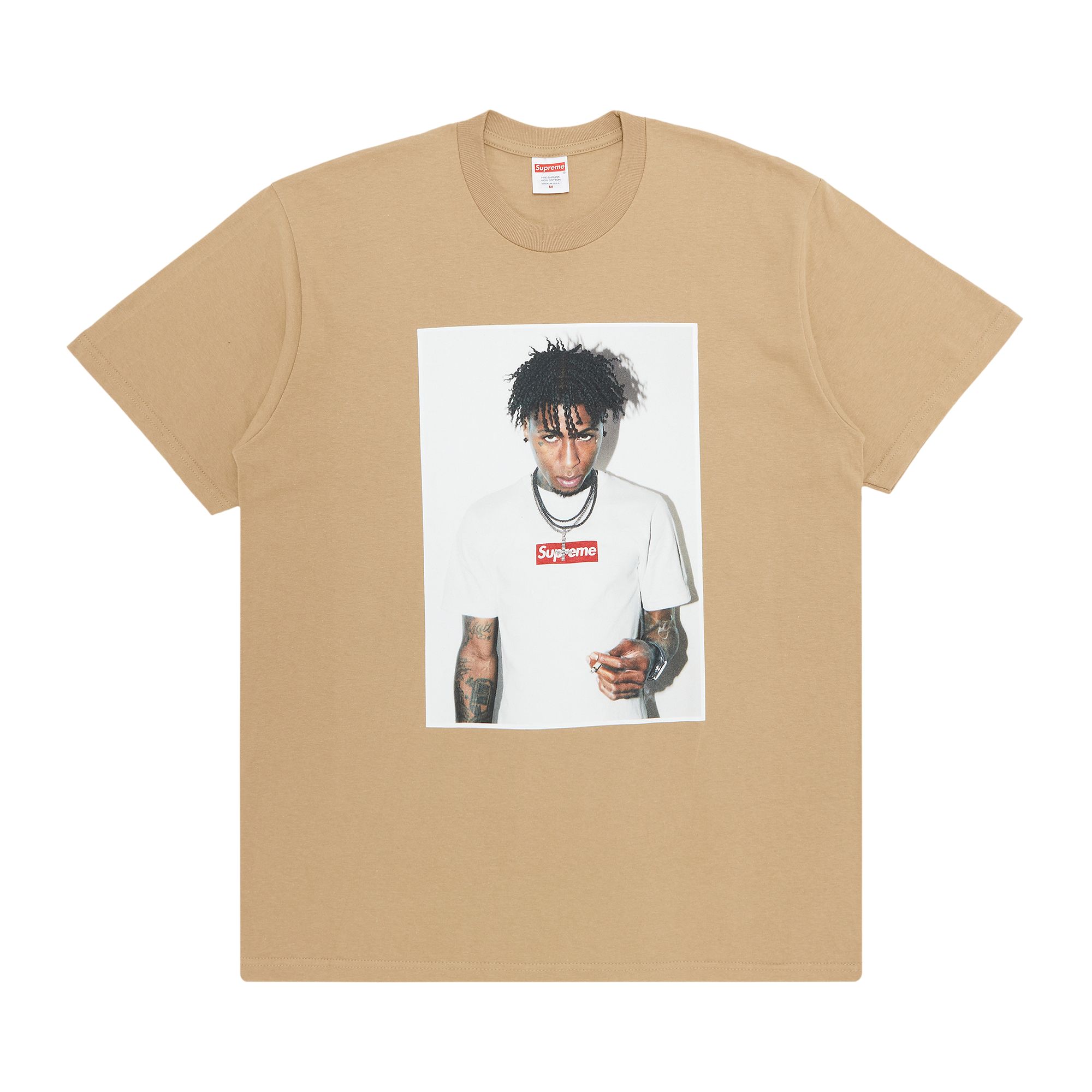 Supreme NBA Youngboy Tee 'Khaki' | Tan | Men's Size 2XL