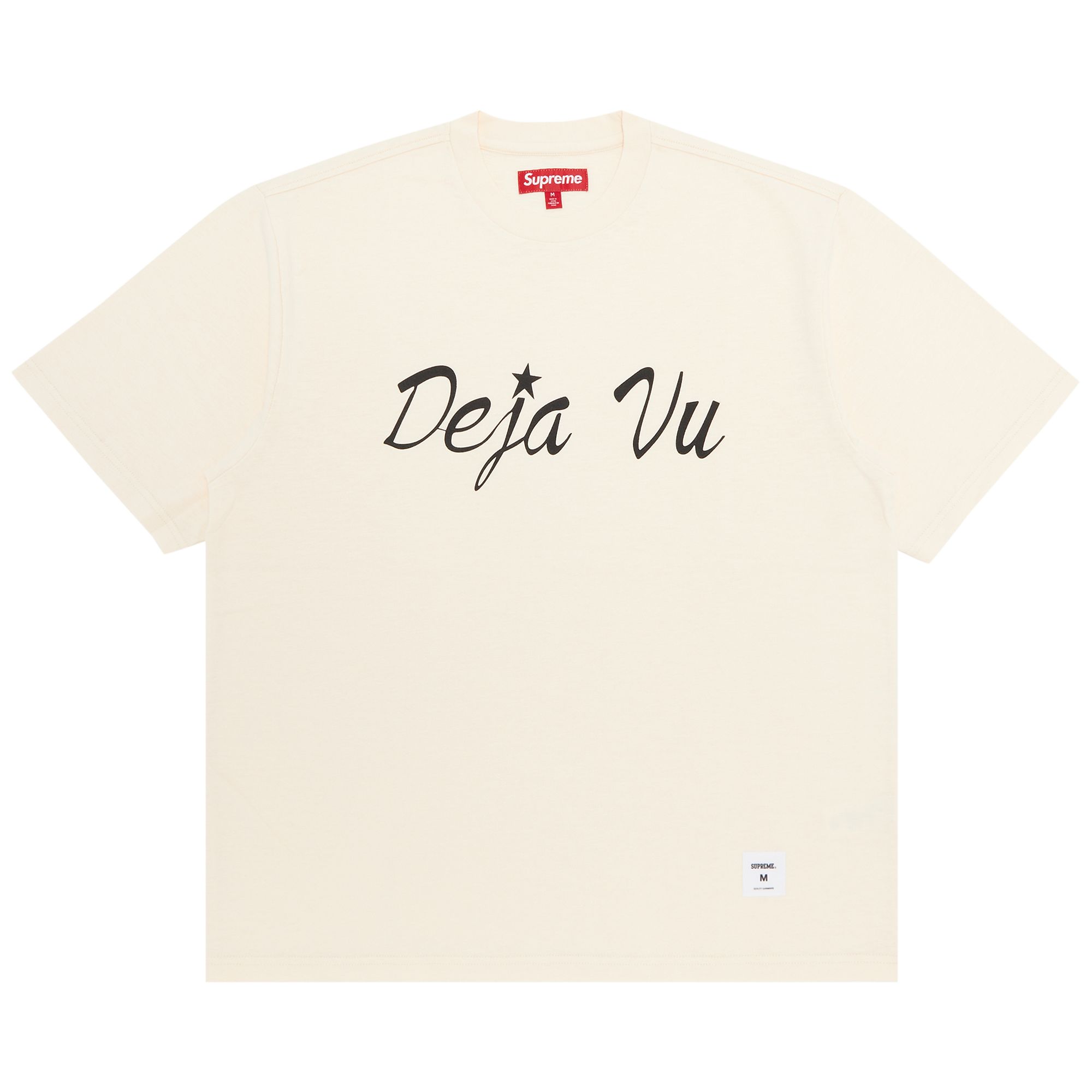 Supreme D�j� Vu Short-Sleeve Top 'Natural' | Cream | Men's Size M