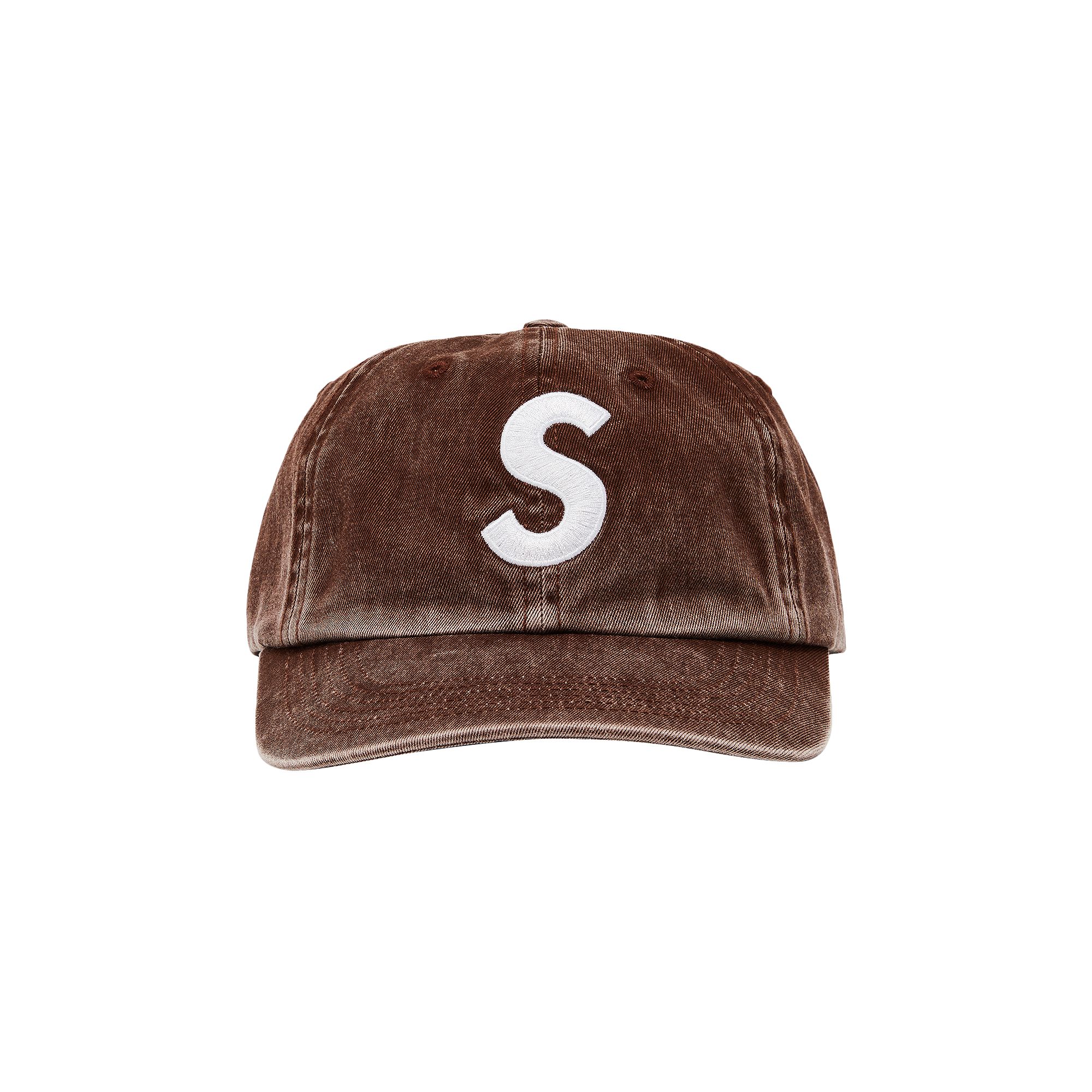 Supreme Pigment Print S Logo 6-Panel 'Brown' | Men's Size Onesize