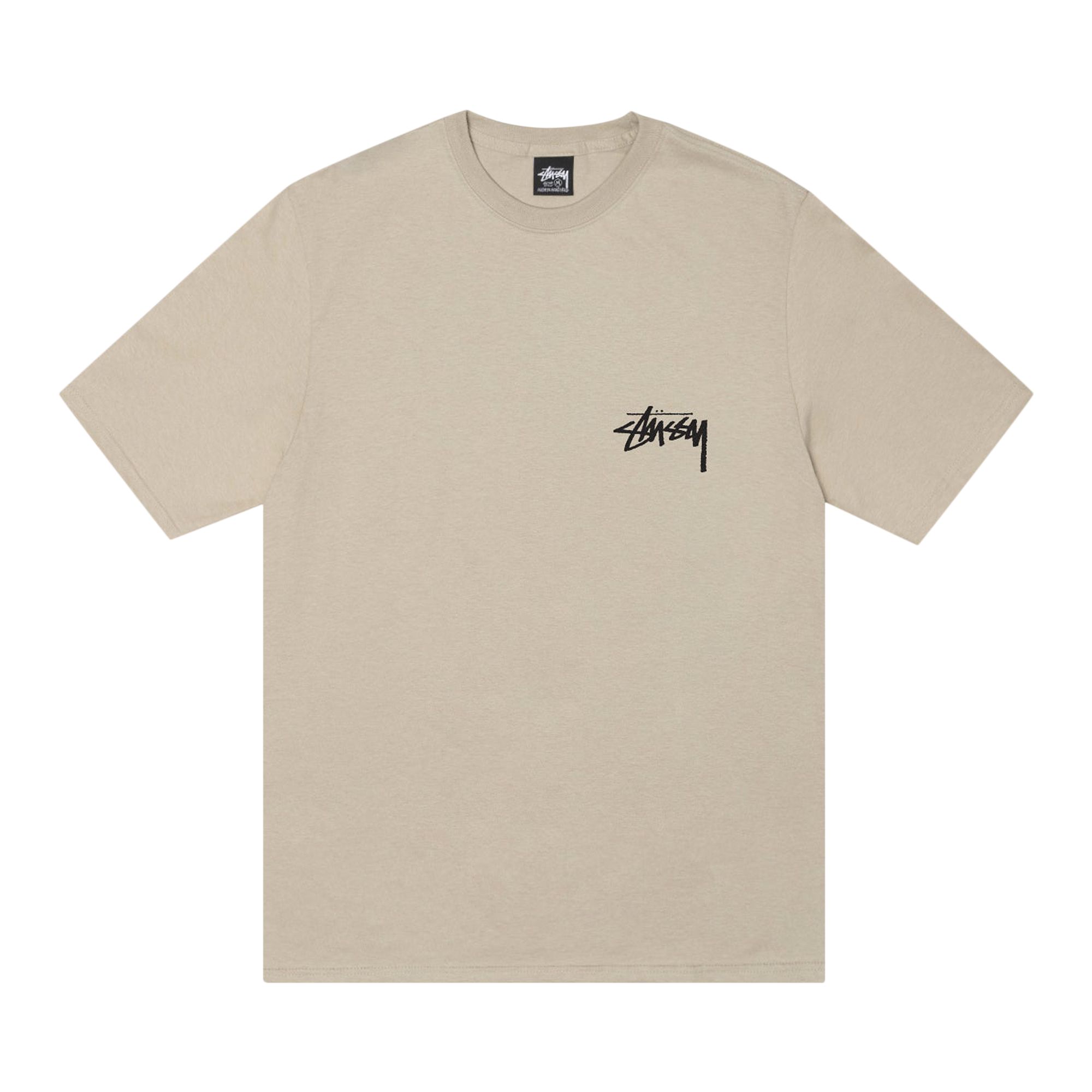 Pre-owned Stussy Suits Tee 'khaki' In Green
