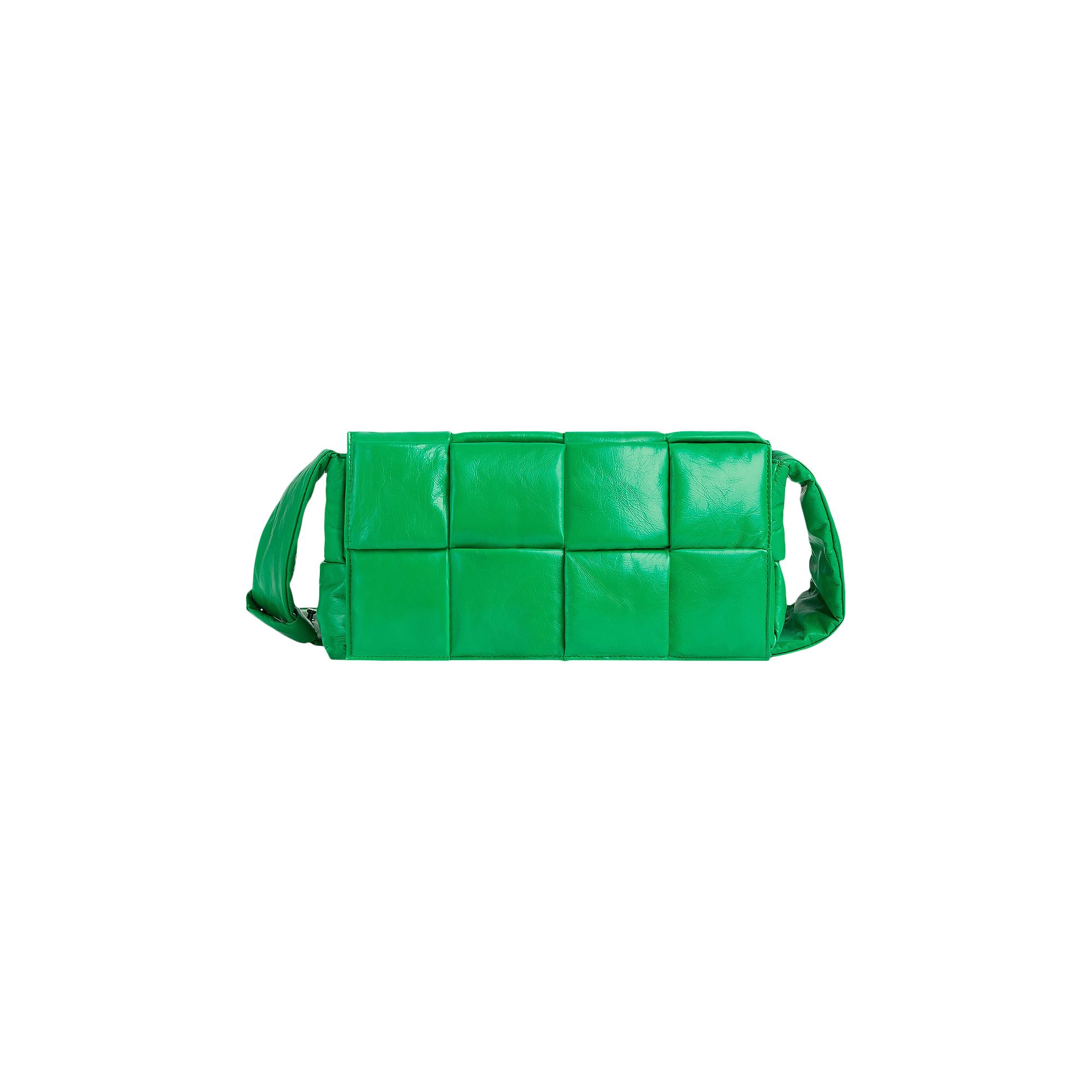 Bottega Veneta Padded Tech Parquet Cassette Bag 'Parakeet/Silver' | Green | Women's Size Onesize