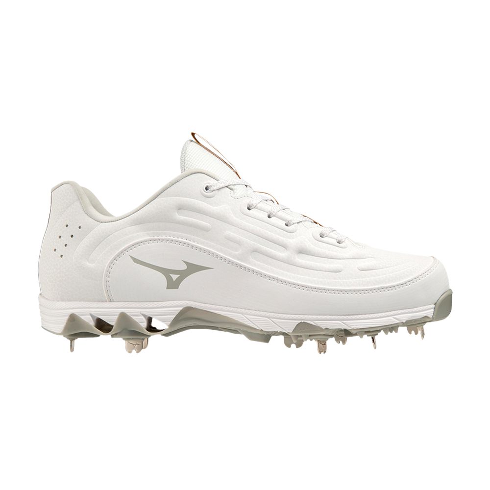 Pre-owned Mizuno 9-spike Ambition 3 Low 'white Grey' | Men's Size 7