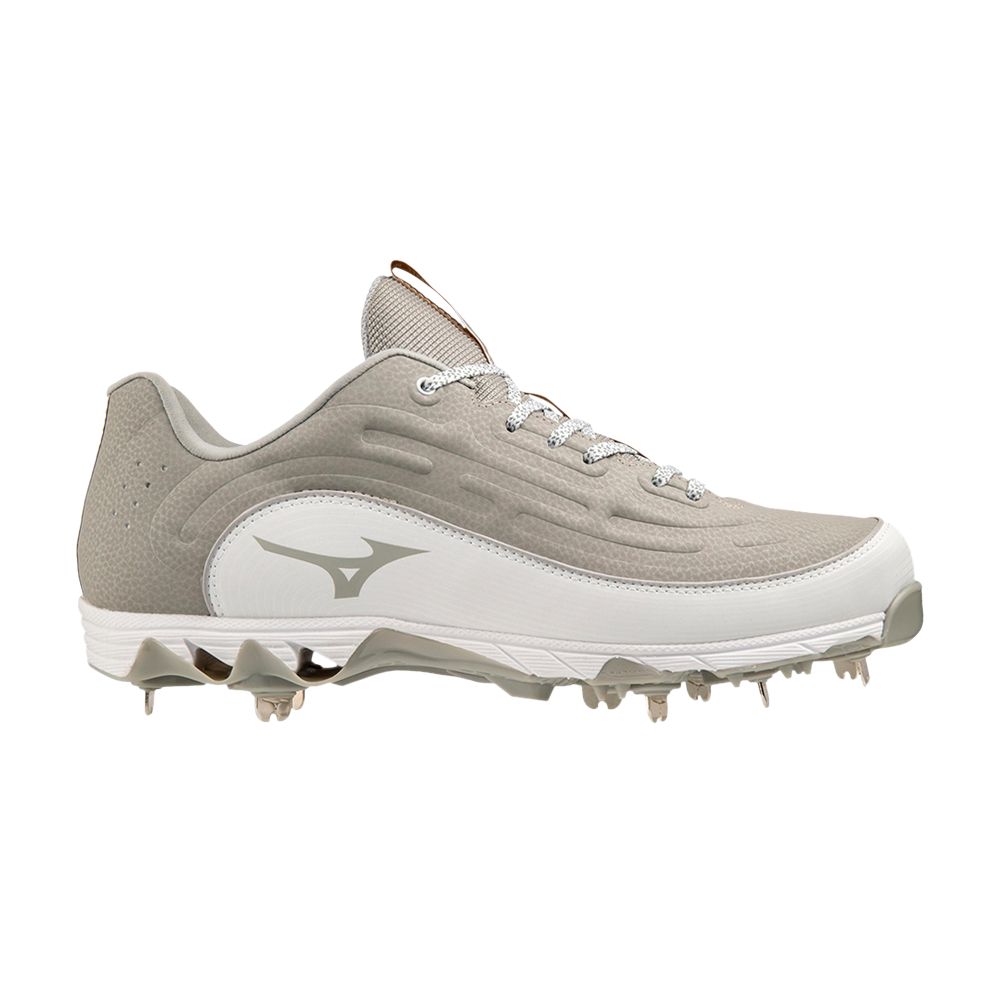 Pre-owned Mizuno 9-spike Ambition 3 Low 'grey White' | Men's Size 7.5 In Gray