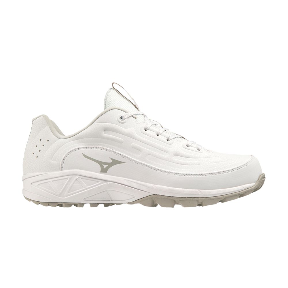 Pre-owned Mizuno Ambition 3 Bb Low As 'white Grey' | Men's Size 9.5