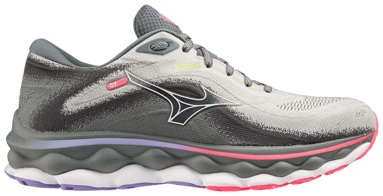 Mizuno Wmns Wave Sky 7 Wide Pearl Blue White