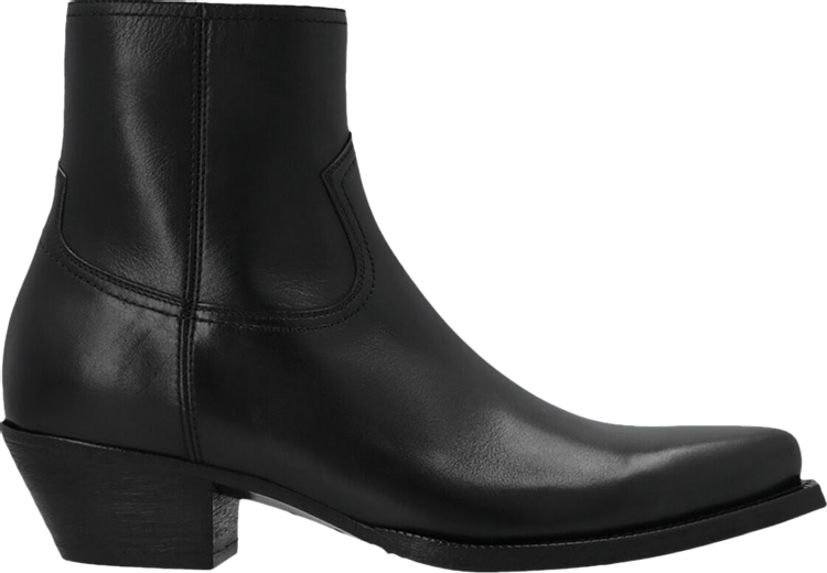 Saint Laurent Lukas Zip Boot Black