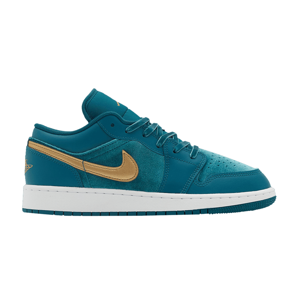 teal jordan low