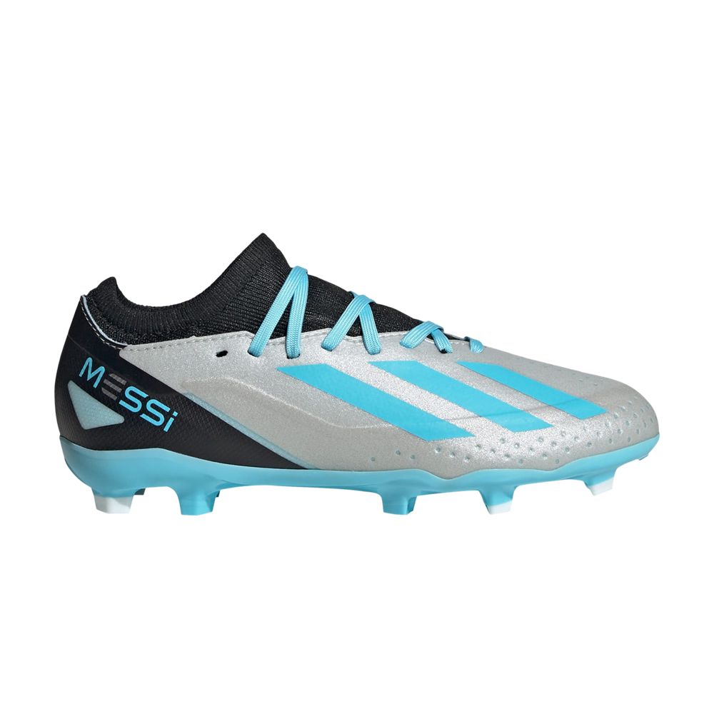 adidas X Crazyfast Messi.3 FG J 'Infinito Pack' | Silver | Kid's Size 5.5
