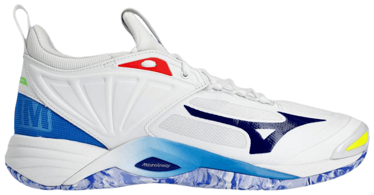 Mizuno Wave Momentum 2 White Pearl Blue