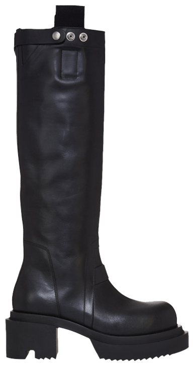 Buy Rick Owens Wmns Luxor Knee Pull On Bogun 'Black Buy Rick Owens Wmns Luxor Knee Pull On Bogun 'Black