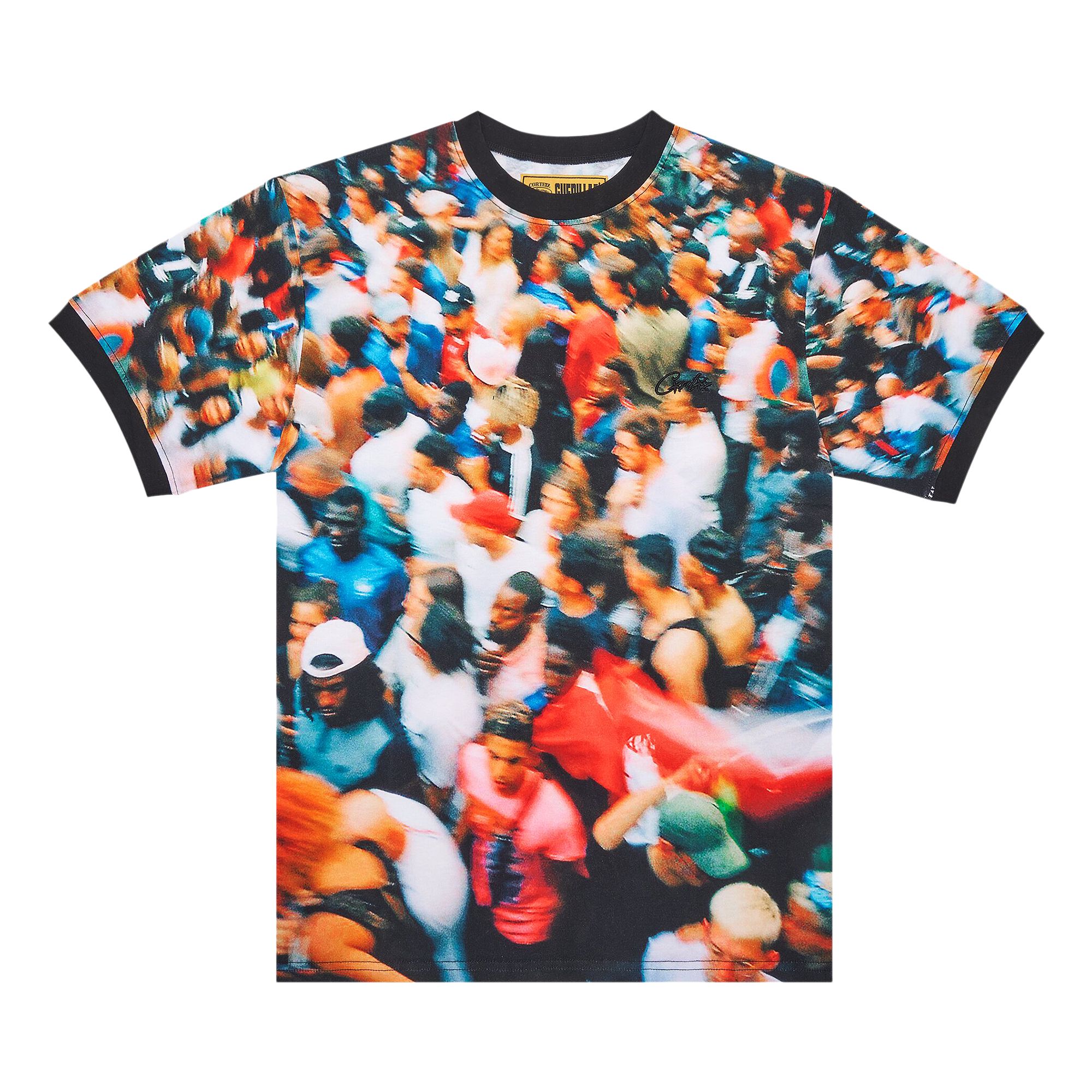 Corteiz World Cup Chaos Ribbed T-Shirt 'Multicolor' | Multi-Color | Men's Size S