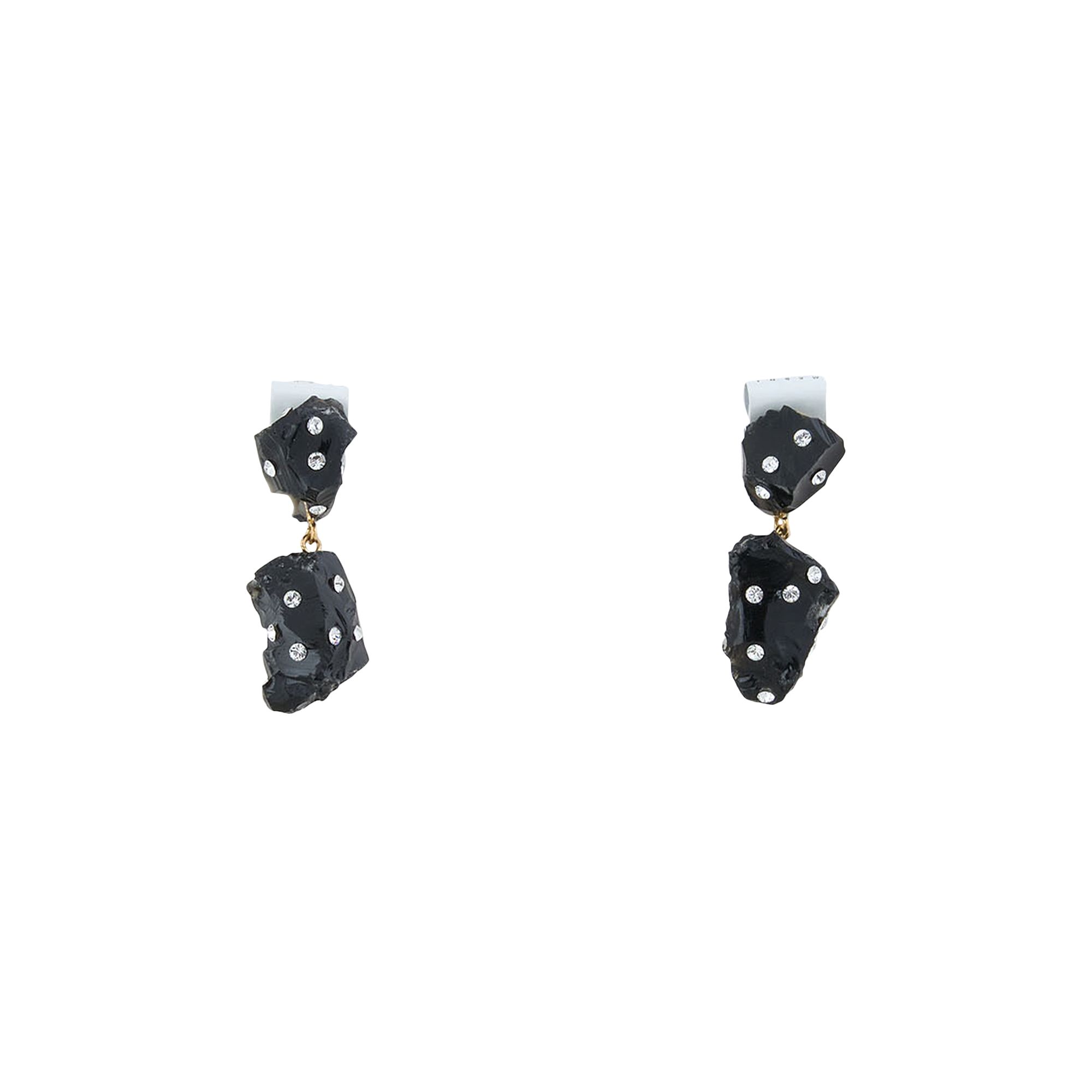 Pre-owned Marni Earrings 'black'