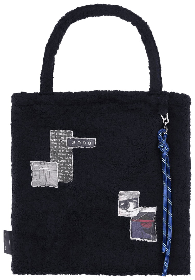 Song for the Mute Cat Large Tote Bag - Black