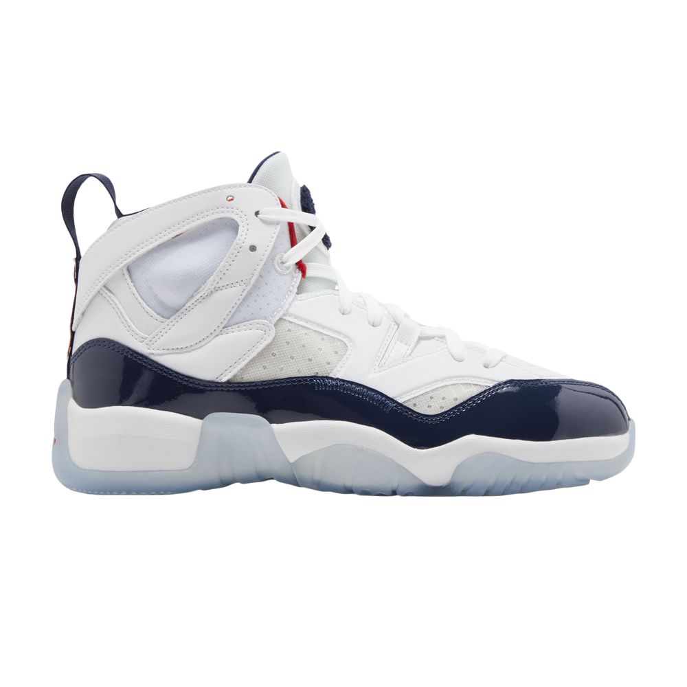 Pre-owned Air Jordan Jumpman Two Trey Gs 'usa' | White | Kid's Size 5