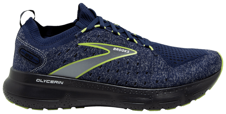 Brooks Glycerin StealthFit 20 Blue Ebony Lime