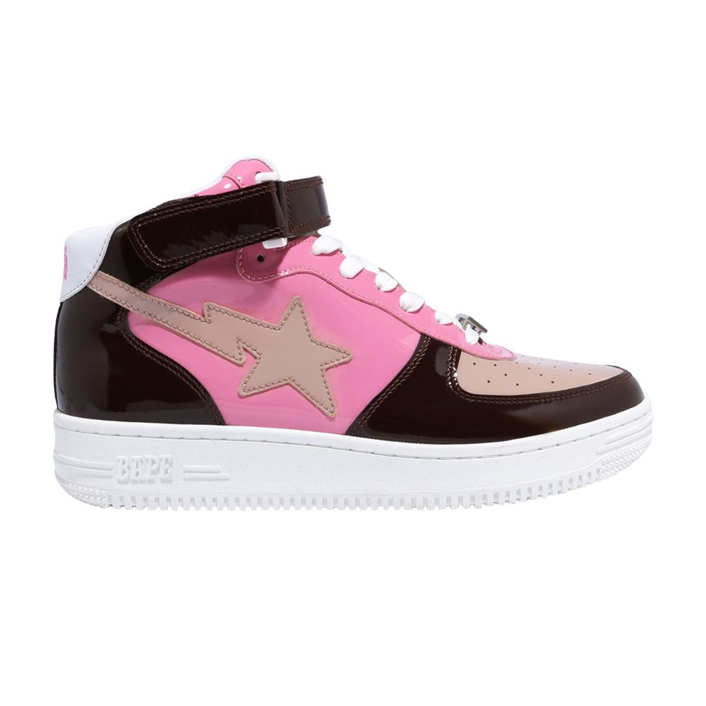 Bapesta Mid 'Brown Pink' - 1G30191004-BRW