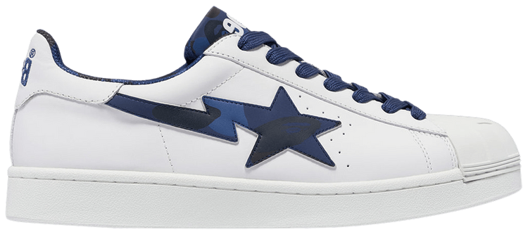 BAPE Skullsta M1 White Navy