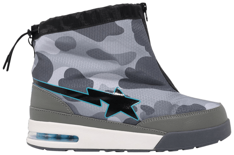 BAPE Honeycomb Camo Zip Roadsta Grey