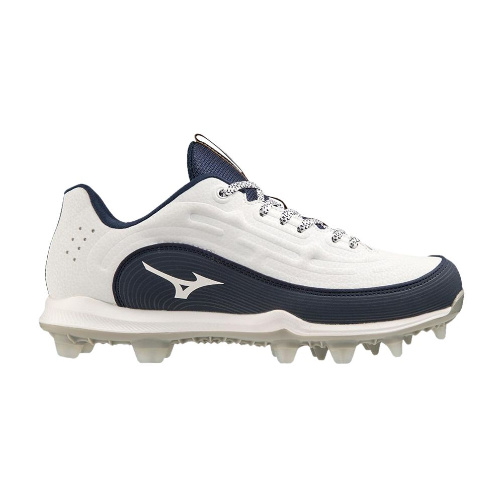 Mizuno Wmns 9-Spike Advanced Finch Elite 6 Low TPU 'White Navy' | Women's Size 11.5 - 320687-0051