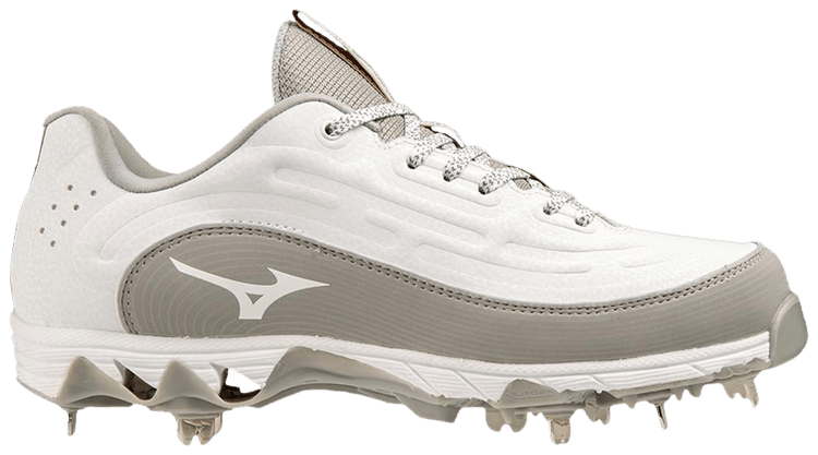 Mizuno Wmns 9 Spike 8 Low White Grey