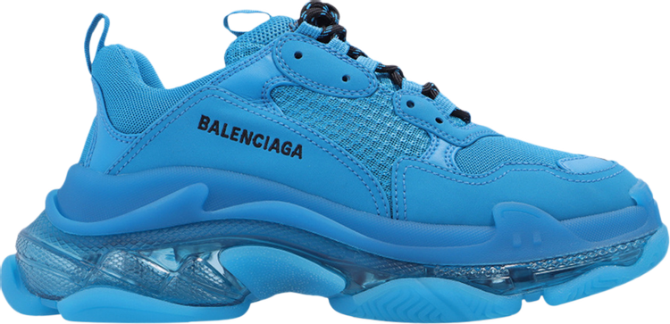 Buy Balenciaga Wmns Triple S Sneaker 'Clear Sole - Blue' - 544351 W2GA1 ...
