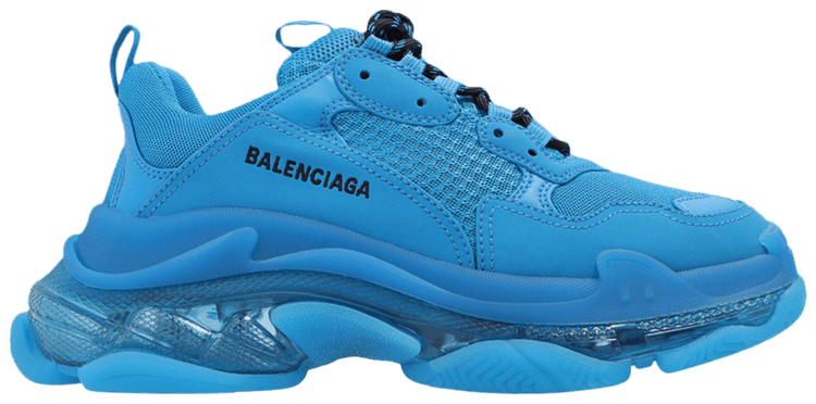 Buy Balenciaga Wmns Triple S Sneaker 'Clear Sole - Blue' - 544351 W2GA1 ...