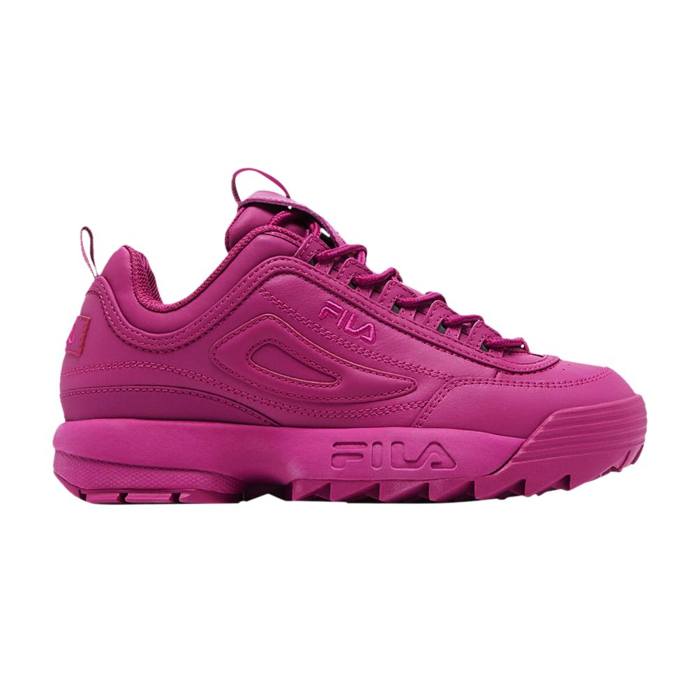 Pre-owned Fila Wmns Disruptor 2 Premium 'festival Fuchsia' In Pink