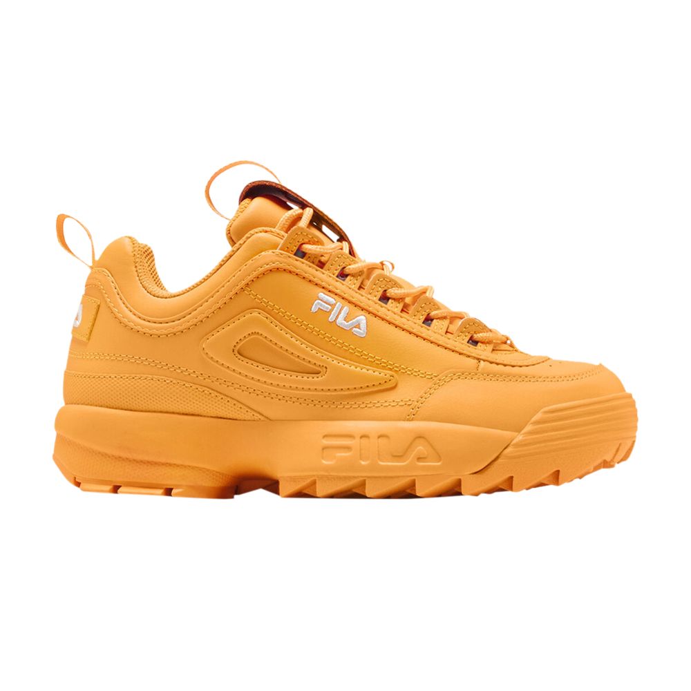 Pre-owned Fila Wmns Disruptor 2 Premium 'marigold' In Yellow