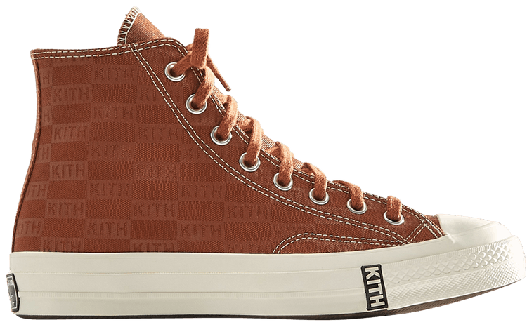 Kith x Chuck 70 High Gingerbread Monogram