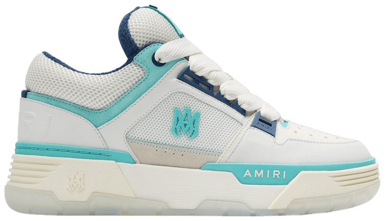 Size 10.0 Amiri MA-1 'White Blue'