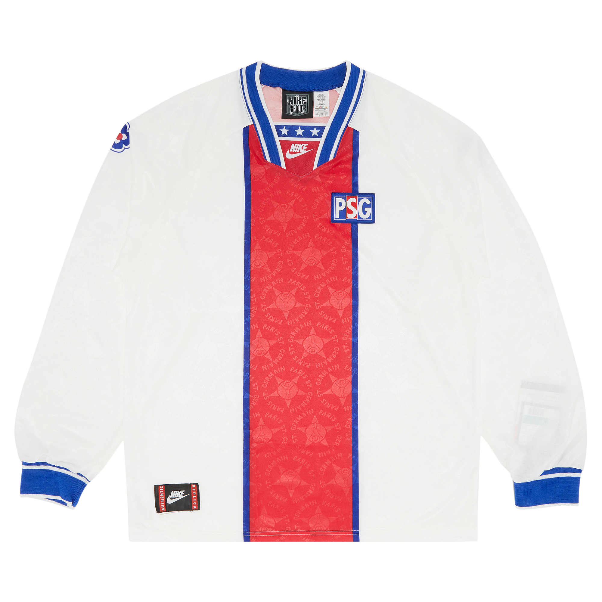 Pre-owned Paris Saint-germain Vintage  Away Stadium Long-sleeve Shirt 'white/red'