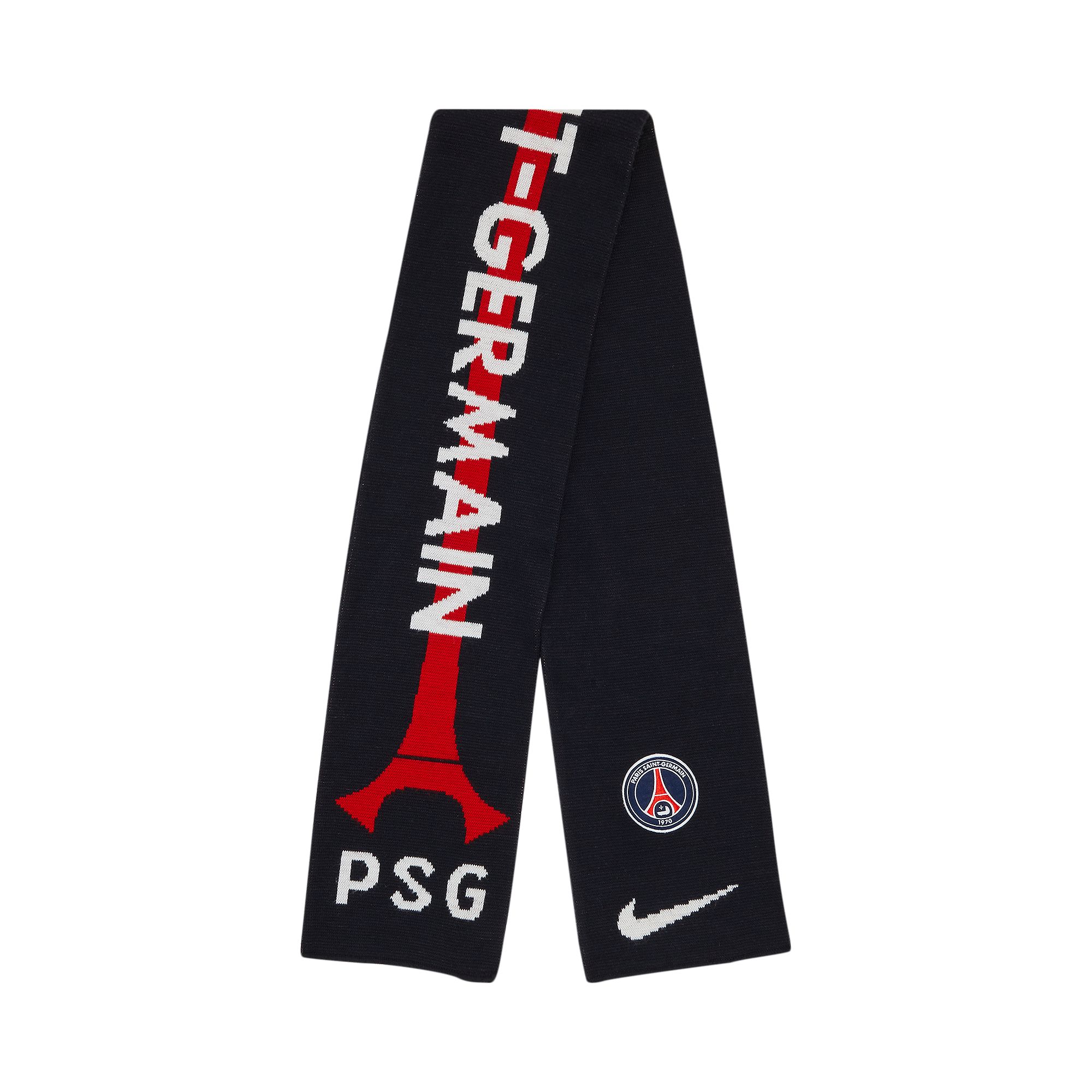Pre-owned Nike Paris Saint-germain Scarf 'navy/red' | Blue | Men's Size Onesize