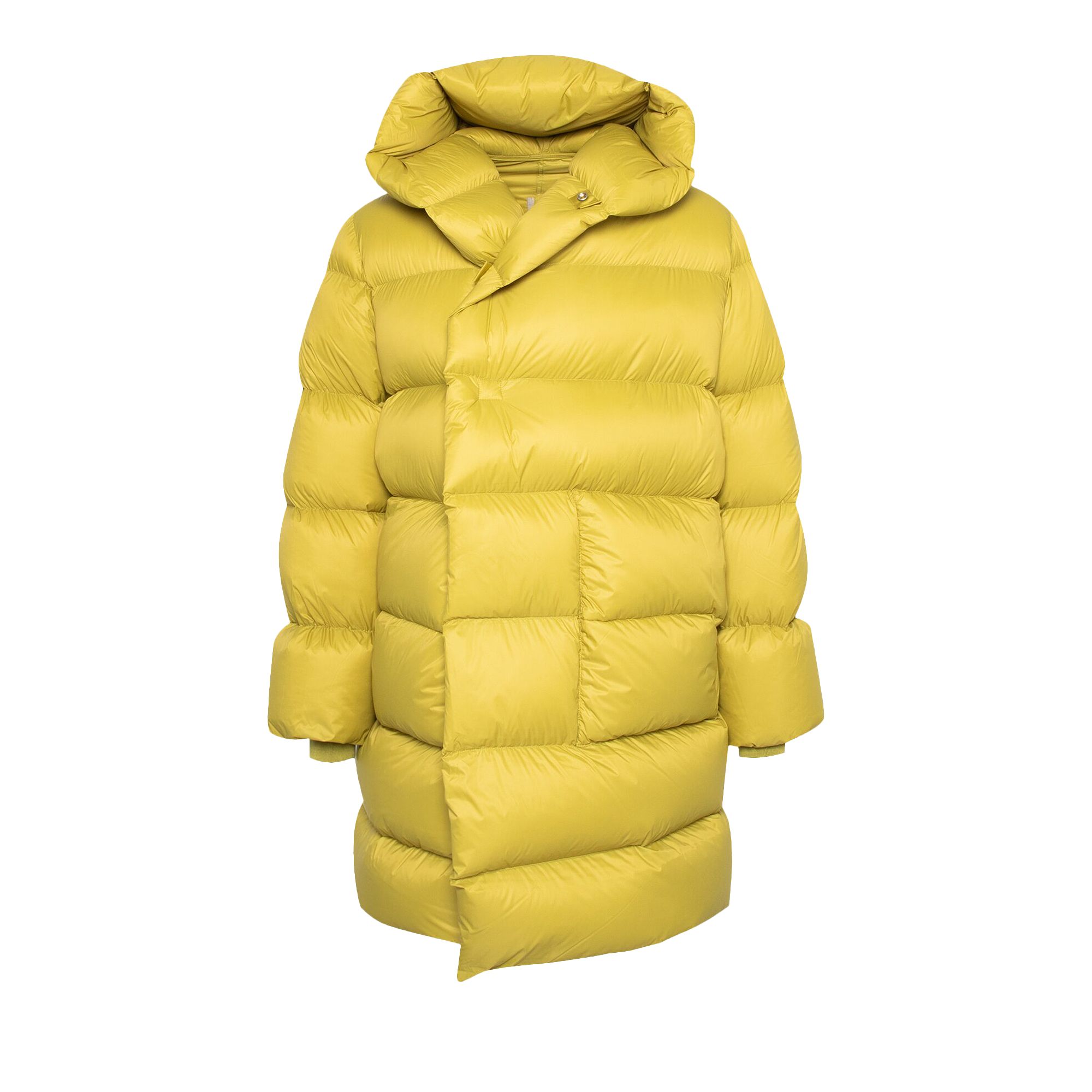 Pre-owned Rick Owens Long-sleeve Hooded Liner Jacket 'acid' | Yellow | Men's Size 52