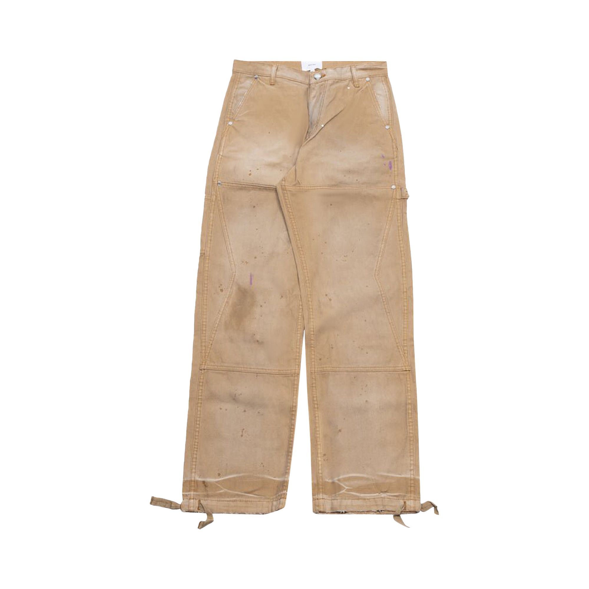 Pre-owned Rhude Chevron Painter Pant 'camel' | Tan | Men's Size M In Brown