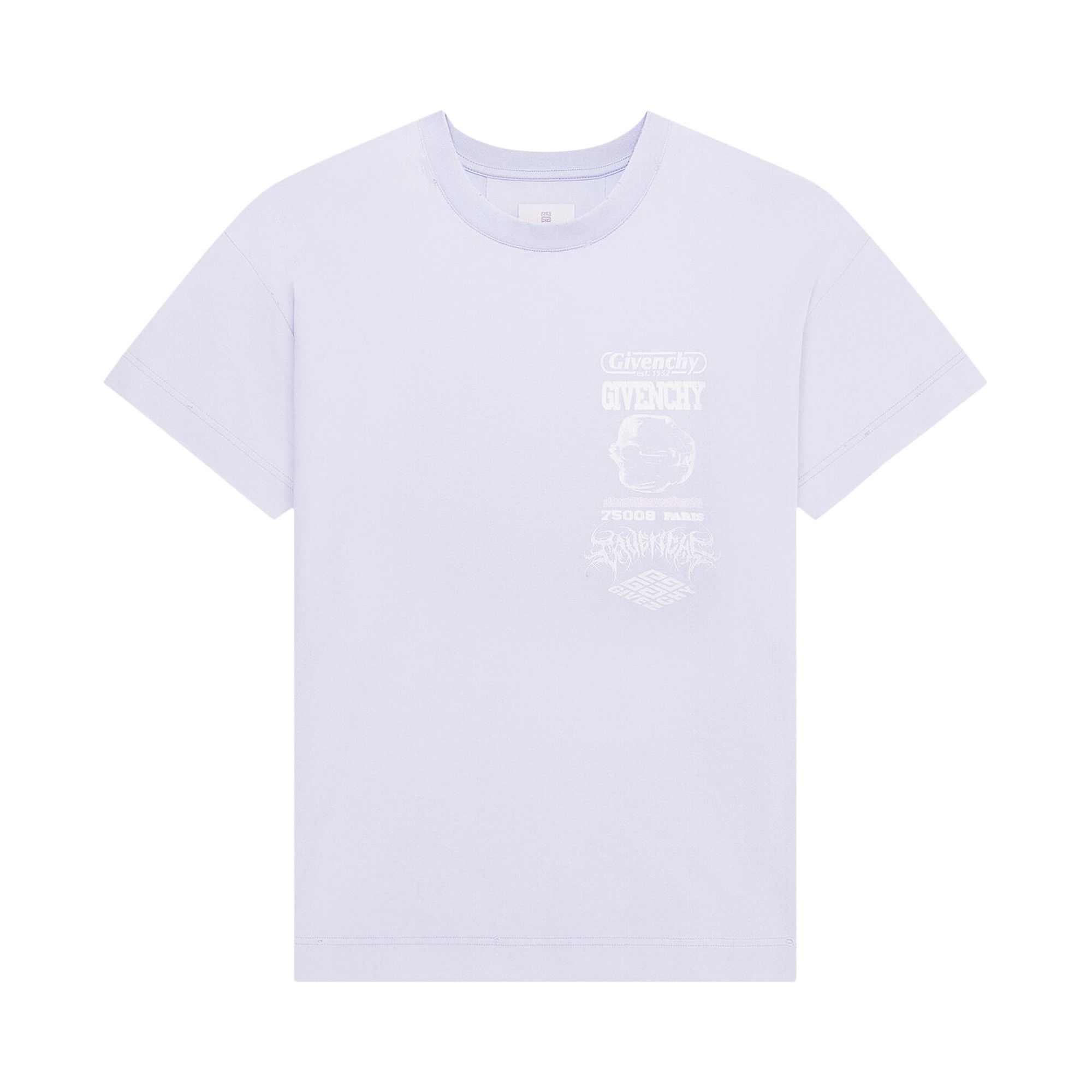 Givenchy Printed T-Shirt 'Baby Blue' | Men's Size M