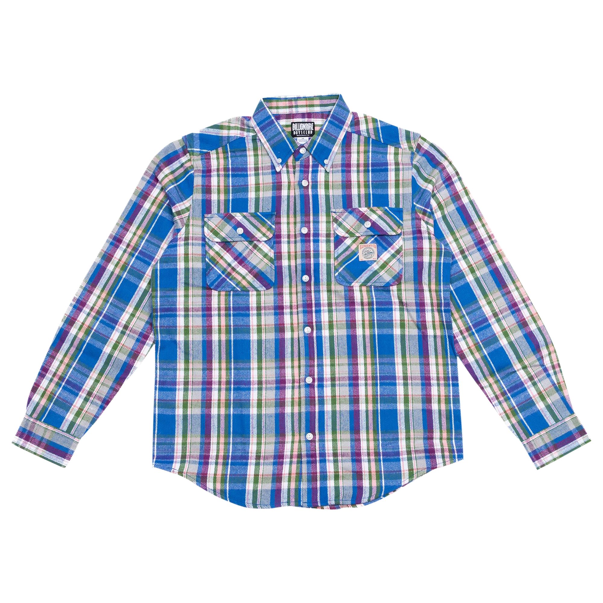 Pre-owned Billionaire Boys Club Shibuya Woven Shirt 'turkish Sea' | Blue | Men's Size L