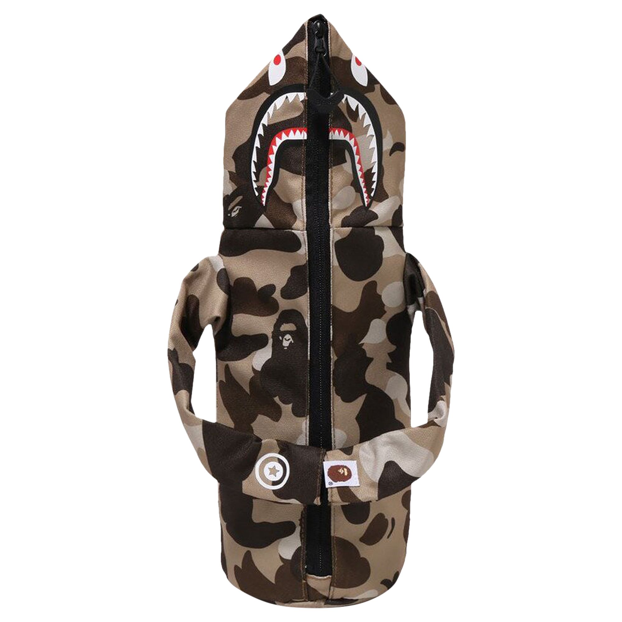 Pre-owned Bape Camo Shark Multi Case 'beige' In Tan