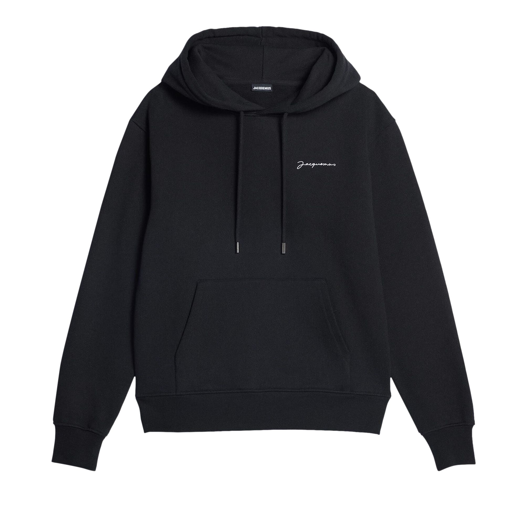 Jacquemus Le Sweatshirt Brodé 'Dark Black' | Men's Size 2XL